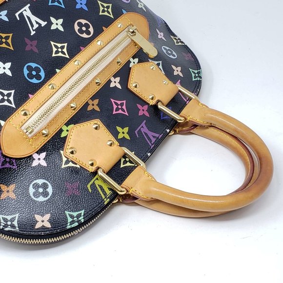 100% Authentic Louis Vuitton Monogram Multicolor Alma PM Hand Bag - Picture 8 of 15